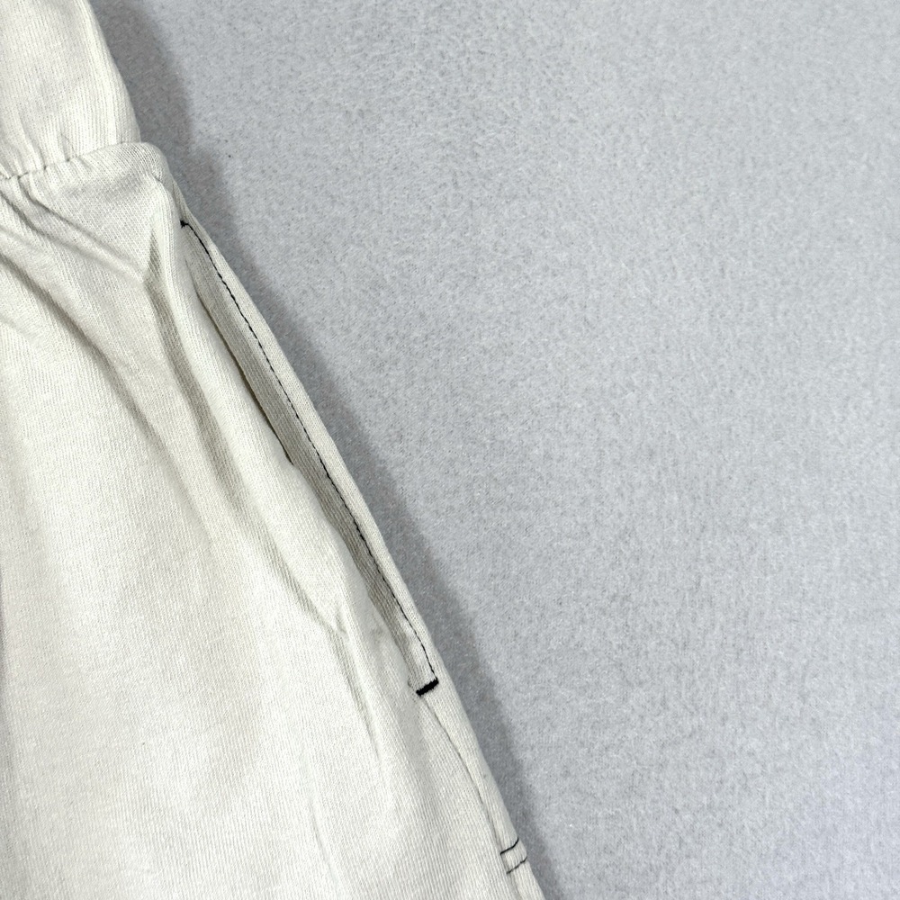 Free People Beach Shorts Womens XS Cream Contrast Stitch Pull On Pockets 5.5" - Picture 8 of 13